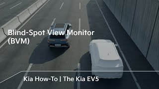 BlindSpot View Monitor BVM  The Kia EV5 [upl. by Ahseryt]