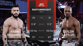 UFC Vegas 84 Basharat vs Lapilus UFC 5 Simulation [upl. by Ailadi]