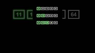 Selection Sort with Animation  dsa computerscience shortsfeed shorts engineering cse coding [upl. by Anirrok89]