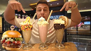 Holsteins BIG Burgers BIG Shakes The Cosmopolitan Las Vegas [upl. by Pytlik]