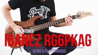 Ibanez RG6PKAGNTF  Demo amp Playthrough new for 2021 [upl. by Neved]