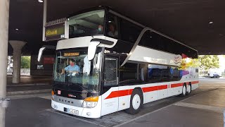 International IC Bus in München ZOBHackerbrücke BUS43531 Zürich HB Carpark Sihlquai [upl. by Marketa850]