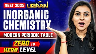 NEET 2025 UDAAN Inorganic Chemistry  Modern periodic Table  Anushka Choudhary [upl. by Philipines]