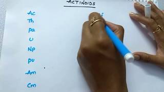 f Block tricks for Actinoids [upl. by Merrile]