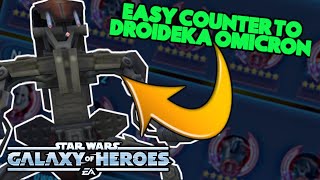 COUNTER DROIDEKA OMICRON WITH THIS TEAM [upl. by Largent]