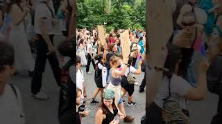 Dyke March Free Palestine NYC [upl. by Cirilla]