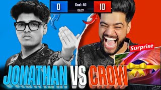 JONATHAN VS CROW 1V1 INTENSE FIGHT JONATHANGAMINGYT  SONY BRAVIA X82L TV [upl. by Eizzik21]