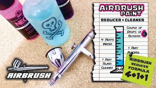 Make Airbrush Paint Reducer  So you can use acrylic paints [upl. by Fabrianne97]