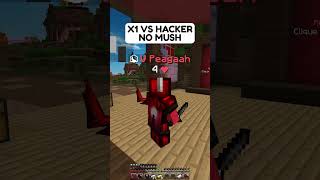 X1 CONTRA UM HACKER NO BEDWARS mush minecraft bedwars [upl. by Simpson738]