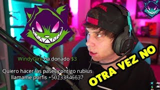 WINDYGIRK LE DONA A RUBIUS Y LE PASA SU NÚMERO DE TELÉFONO Y LA IGNORA OTRA VEZ [upl. by Anasiul]