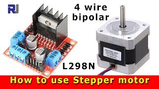 Control Position and Speed of Stepper motor with L298N module using Arduino [upl. by Maryellen]