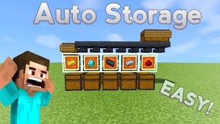 Minecraft Full Automatic Sorting System  120 [upl. by Akemeuwkuhc]