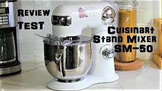 Cuisinart Stand Mixer Precision Master 55 Qt Review Test SM50 [upl. by Damian]