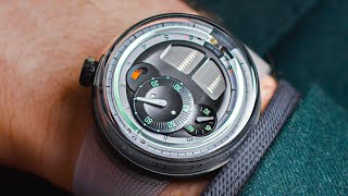 Liquid Time Display HYT H0 Watch Review  Swiss Watch Gang [upl. by Bryant558]