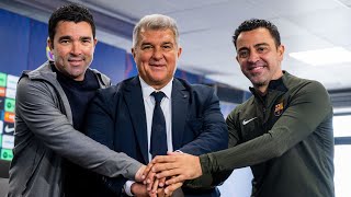 🔴 LIVE  XAVI AND LAPORTA PRESS CONFERENCE  FC Barcelona [upl. by Jann]