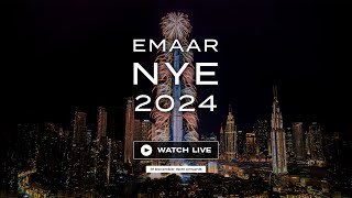 New Years Eve Burj Khalifa Show 2024 [upl. by Ecnirp]