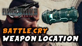 Final Fantasy 7 Rebirth  Battle Cry Location Barrets Weapon [upl. by Lipcombe]