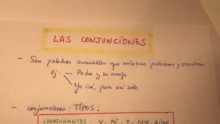 Las conjunciones y las interjecciones 2º ESO [upl. by Gilli]