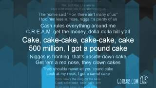 Drake ft Jay Z Pound Cake Paris Morton Lyrics [upl. by Lazaruk]