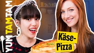 Das ultimative KÄSEINFERNO  American Cheese Pizza mit Lara Loft  yumtamtam [upl. by Windy]