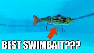 Which Swimbait has the BEST Action Underwater Testing [upl. by Einiffit]