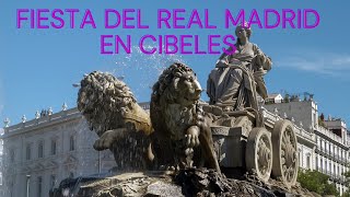 Así se celebró en Cibeles la La Décimo 5 Copa de Europa Del Real Madrid [upl. by Meek]