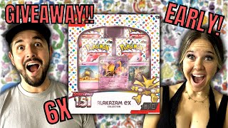 EARLY English 151 Alakazam EX Collection Box Review [upl. by Albertson]