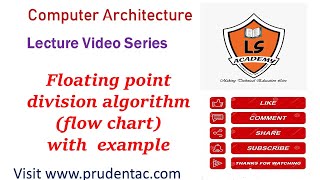 floating point division algorithmflow chart with example floating point division [upl. by Nodnart]