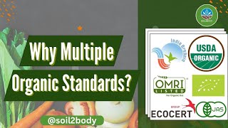 Why Multiple Organic Standard  USDA NOP EU or NPOP  World follows multiple Organic Standards [upl. by Valene]