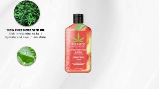 Hempz White Peach Rose amp Peony Herbal Body Wash [upl. by Orman796]