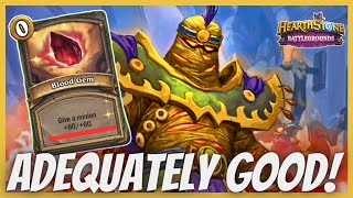 Rafaam BUFFING GEMS LIKE THERES NO TOMORROW  Hearthstone Battlegrounds  PATCH 274 [upl. by Audry]