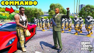 Franklin Become Special Commando To Fight Army General In GTA 5  SHINCHAN and CHOP [upl. by Jun16]