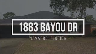 1883 Bayou Dr Navarre Florida [upl. by Oram]