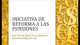 INICIATIVA REFORMA PENSIONES [upl. by Ainniz518]