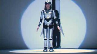 UPDATE The HRP4C Robot takes to the runway at Japan fashion show [upl. by Fosque]