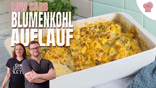 🌟 Schnell einfach und mega lecker Der Low Carb Blumenkohlauflauf zum Verlieben 🥦😍 [upl. by Rehpotsirk179]