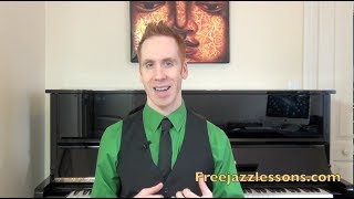 How To Play Jazz Piano Chords Substitution Lesson 1 [upl. by Eeryt494]