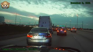 Wild Police Chase GPS Dart Tracker Deployed  Tampa Florida  December 8 2021 [upl. by Jadda839]