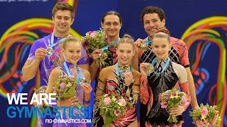 HIGHLIGHTS  2014 Acrobatic Worlds LevalloisParis FRA  Mixed Pairs  We are Gymnastics [upl. by Layla]