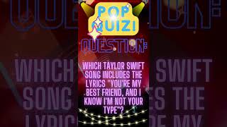 Are you a swiftie Taylor Swift Trivia Game Pop Quiz  Part 36  shorts reels taylorswift swift [upl. by Pedersen]