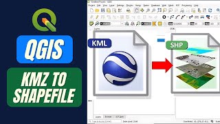 QGIS Tutorial in Hindi  How to Convert KMZ file to ShapeFile in QGIS  Bimmantra [upl. by Ecyoj240]