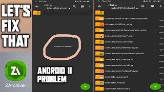 How To Access The Data Folder in Android 11  Zarchiver  Access Denied  Android 11 [upl. by Chrisy]