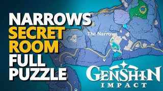 The Narrows Secret Room Genshin Impact Key Puzzle [upl. by Meekyh22]