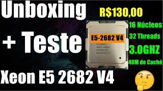 Unboxing  Teste Xeon E5 2682V4 Teste Com a RTX 3060 [upl. by Eatnhoj995]