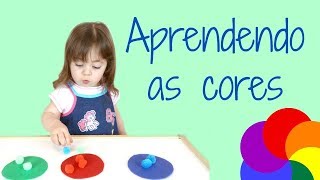 ATIVIDADES PARA CRINÃ‡AS DE 2 ANOS OU MAIS  APRENDENDO AS CORES [upl. by Noemys898]