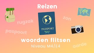 Project Move  Reizen woorden flitsen  niveau M4E4 [upl. by Kusin]