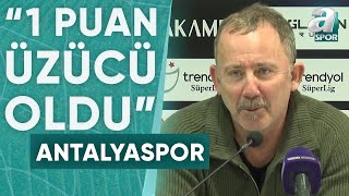 Antalyaspor 11 Trabzonspor Sergen Yalçın Maç Sonu Basın Toplantısı  A Spor  14012024 [upl. by Enavi]