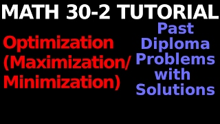 Math 302  Optimization EXAM PREP [upl. by Trixi972]