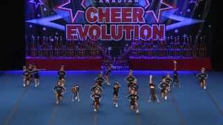 Ancaster Cheer Sport Sharks  Goblins Mini 6  8 years old [upl. by Helas]