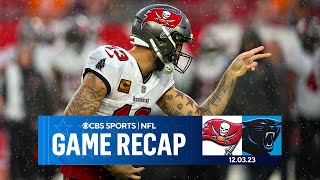 Buccaneers HOLD OFF Panthers LATE rally  Game Recap  CBS Sports [upl. by Arymas866]